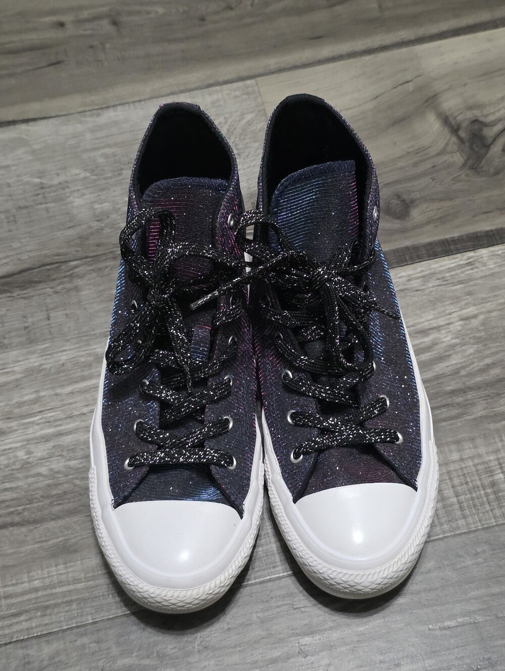 Converse Chuck Taylor All Star Starware High Laser Black Pink Sneakers